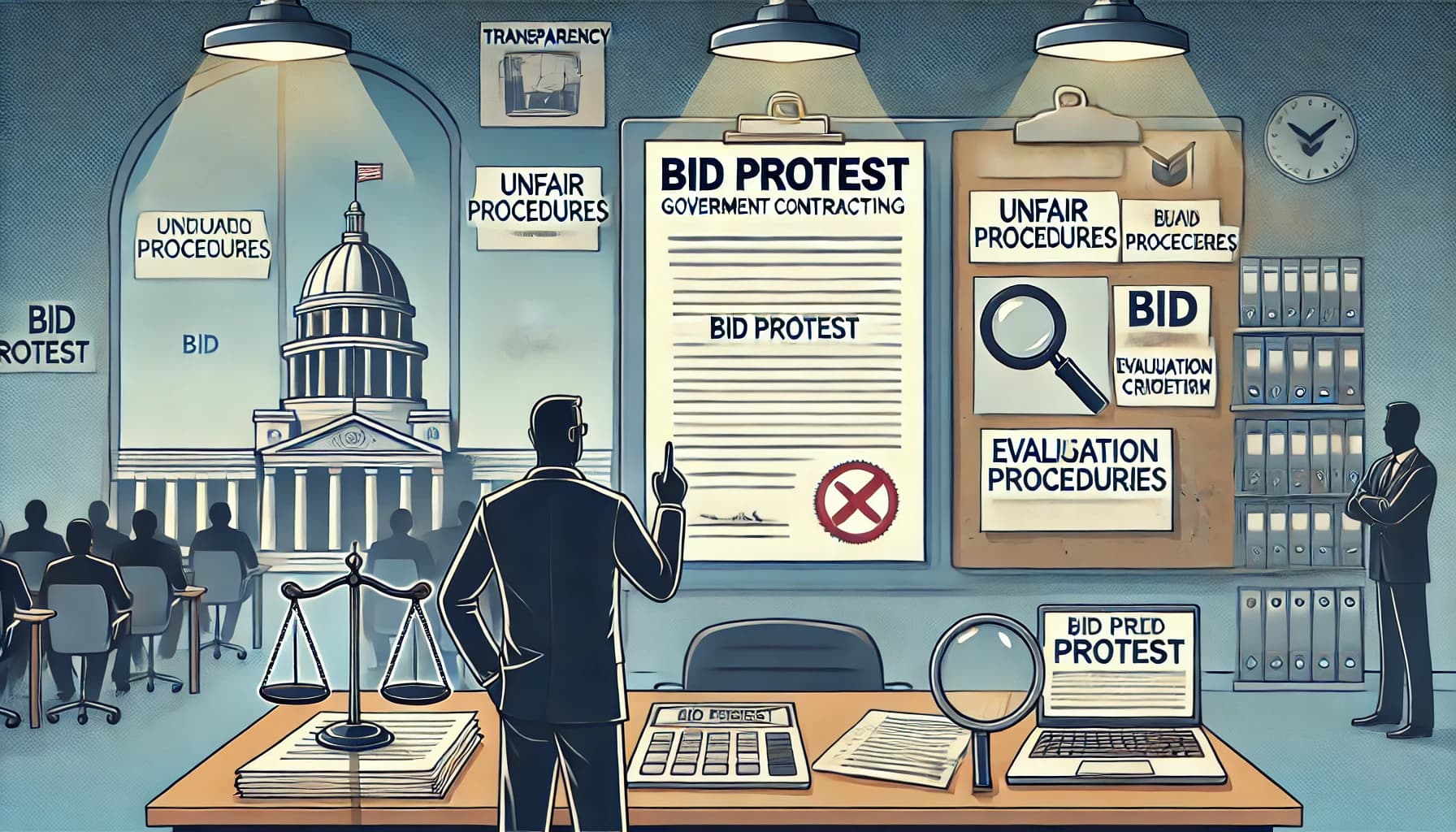 Blog post cover image for What Is a Bid Protest in Government Contracting? Know More!