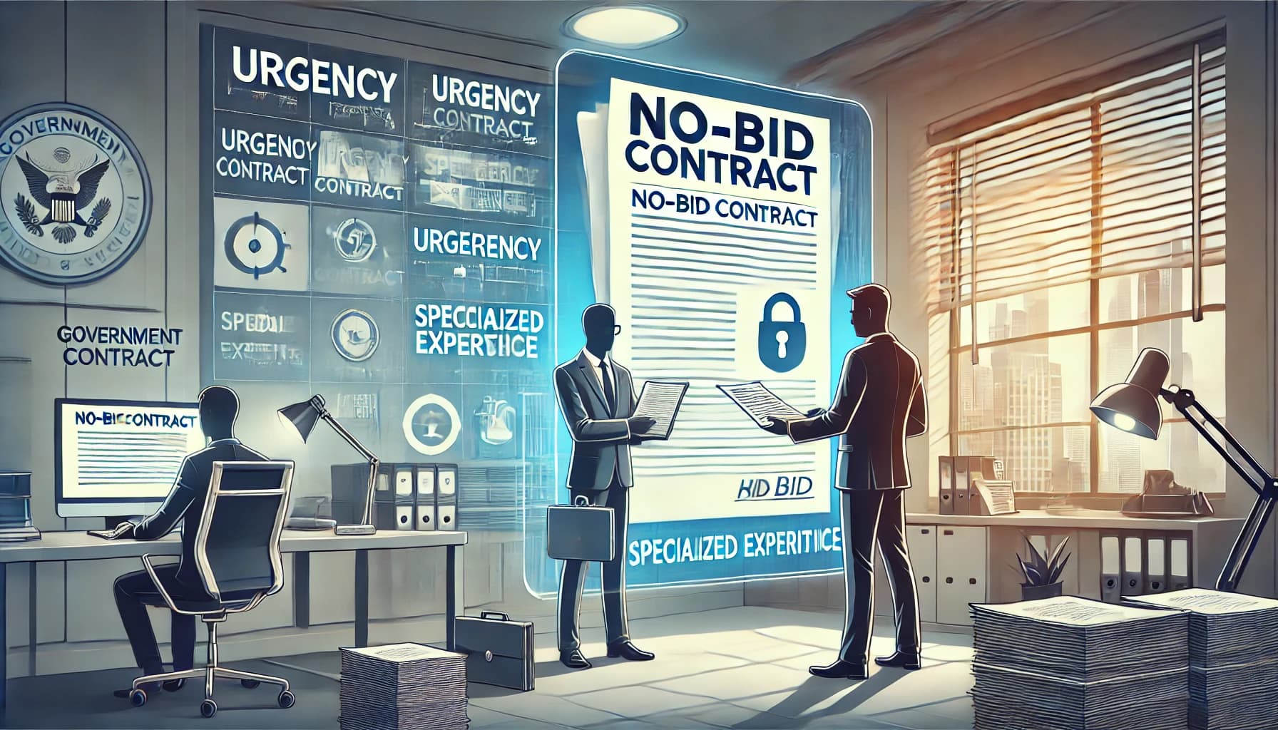 Blog post cover image for Exploring No-Bid Contracts in Government Procurement