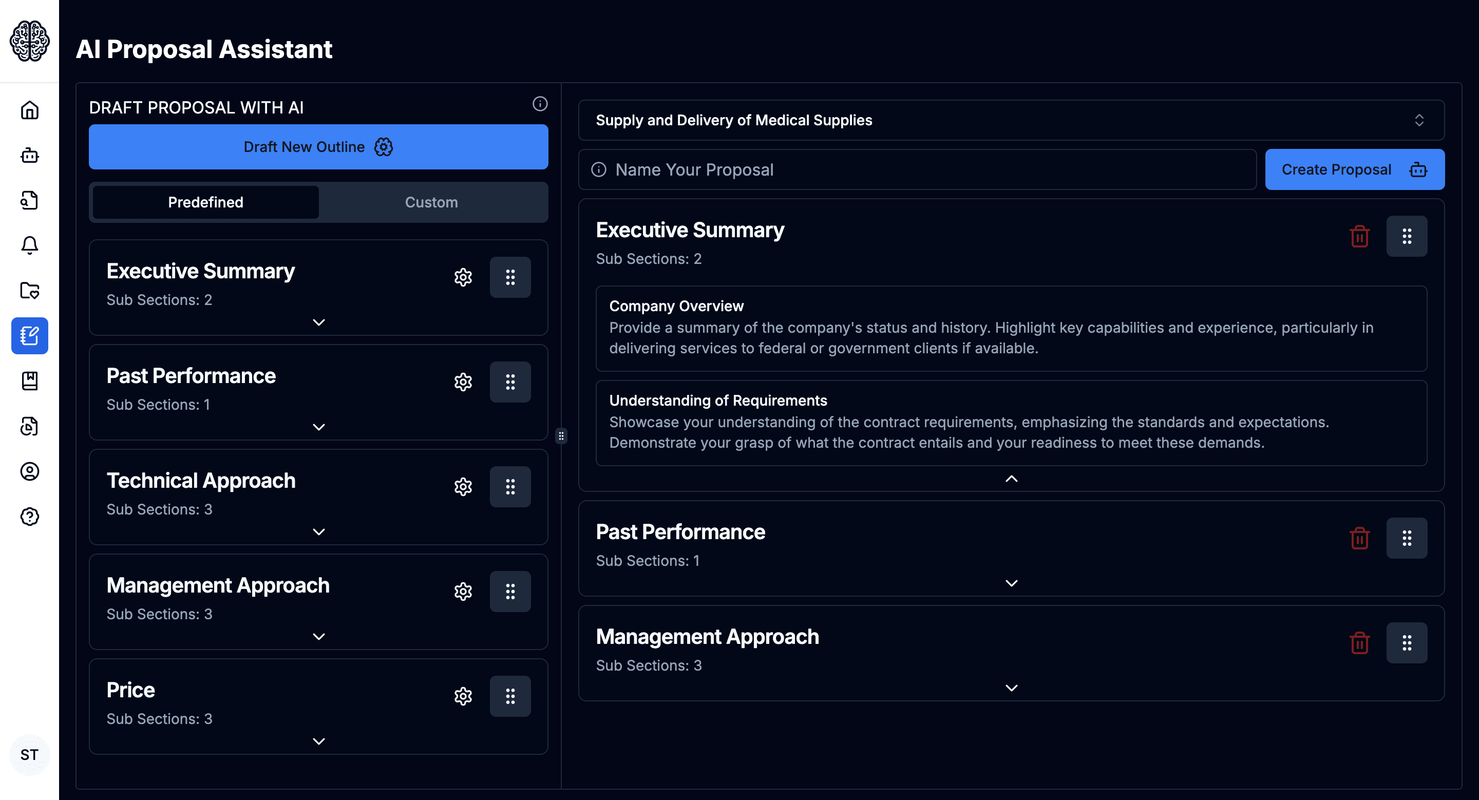 GovGPT Proposal Assistance