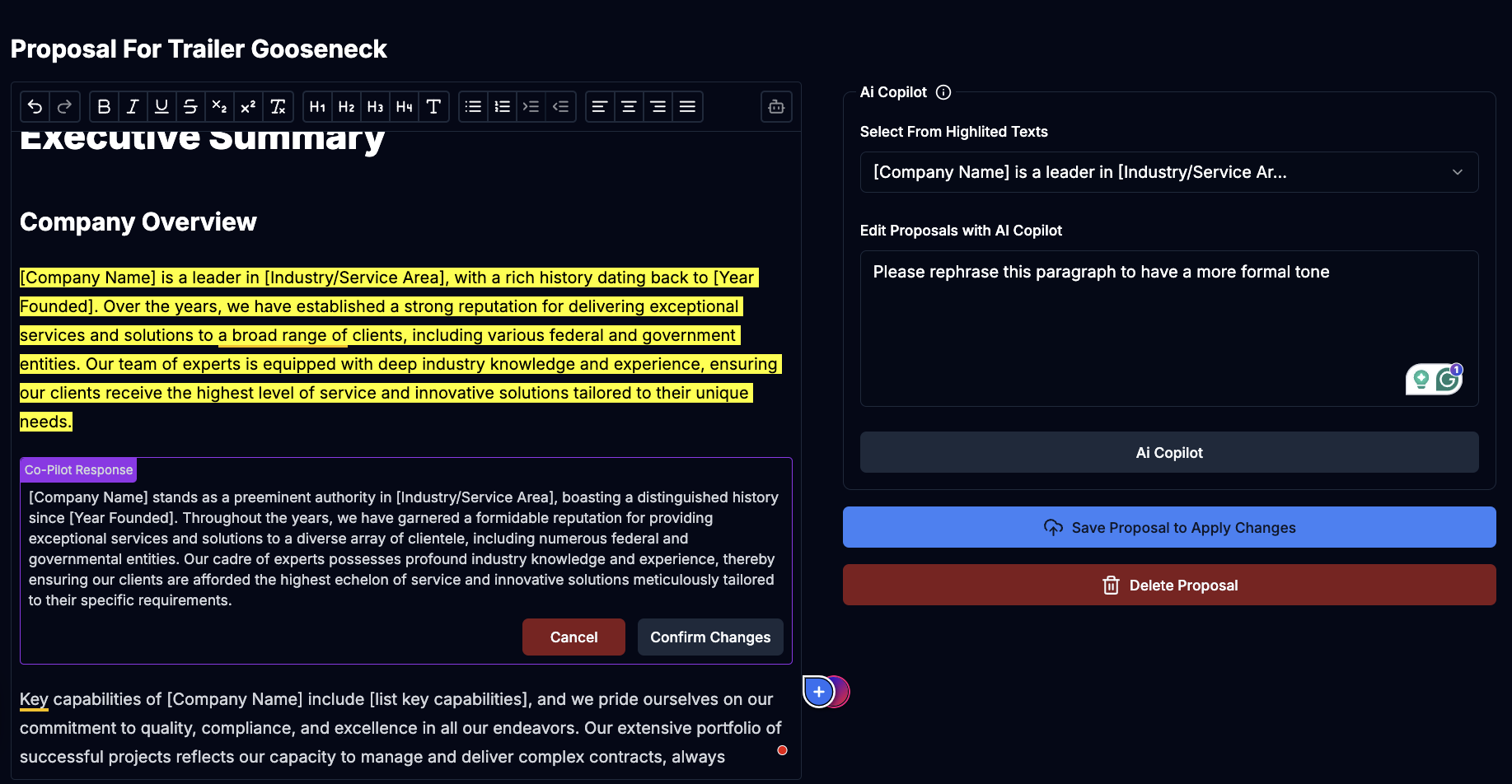 Proposal Copilot Review Changes